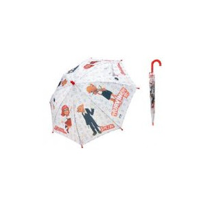 Deštník 56 cm Spejbl a Hurvínek 3D vystřelovací
